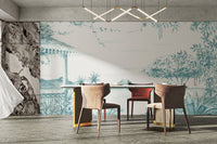 Serene beach landscape nature wallpaper
