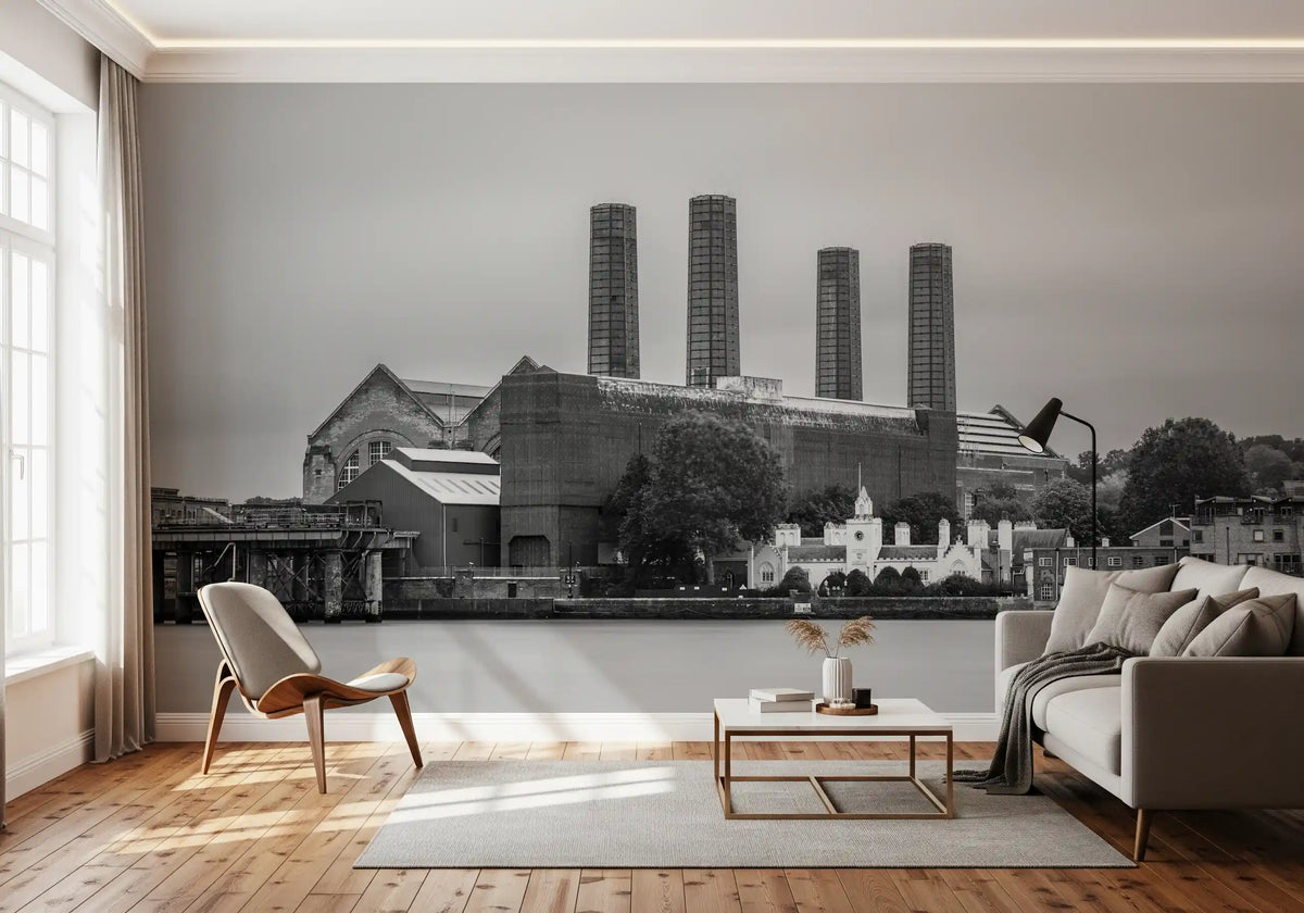 Greenwich Power Station Wall Mural