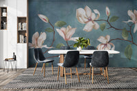 Nature Inspired Magnolia Blossom Wallpaper
