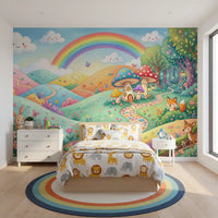 Enchanted Meadow Wildlife Wonderland Wall Mural
