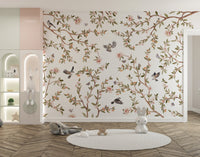 Summer Rose Garden Wall Mural
