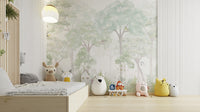 Fantasy Forest Nursery Wallpaper Mural - Giffywalls