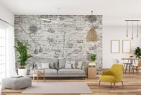 Timeless nautical chart brick backdrop
