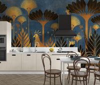 Sophisticated jungle-inspired wall décor
