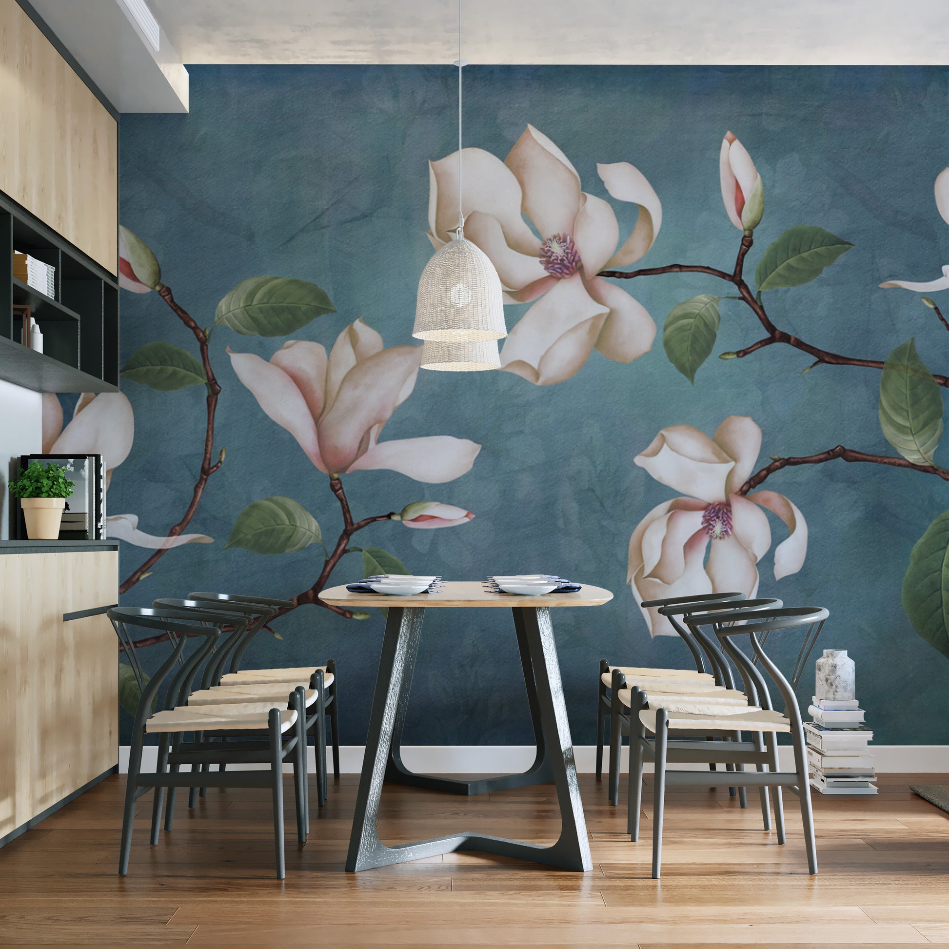 Timeless Magnolia Blossom Flower Wallpaper
