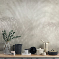 Tropical palm shadow effect wall mural
