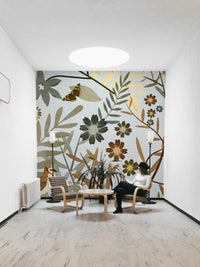 Peaceful nature wallpaper design
