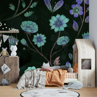 Elegant botanical wallpaper for walls

