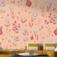 Nature-inspired wallpaper with soft tones

