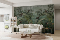 Tropical rainforest wallpaper monkeys
