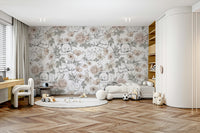 Hand-drawn koalas and bunnies wallpaper

