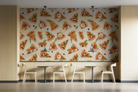 pizza doodle wallpaper for food spot