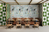 portuguese sardines wall wallpaper