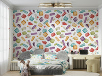 colorful toy block wallpaper for kids