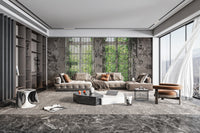 Vintage greenery rustic wall mural
