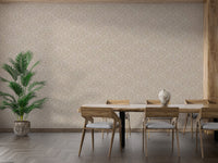 Damask pattern wallpaper mural

