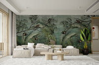 Rainforest monkey tropical wallpaper
