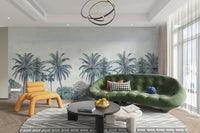 Palm grove tree wallpaper for walls
