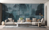 Soft Hazy Mountain View Wall Mural
