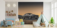 Ford Mustang Sunset Drive Mural - Giffywalls