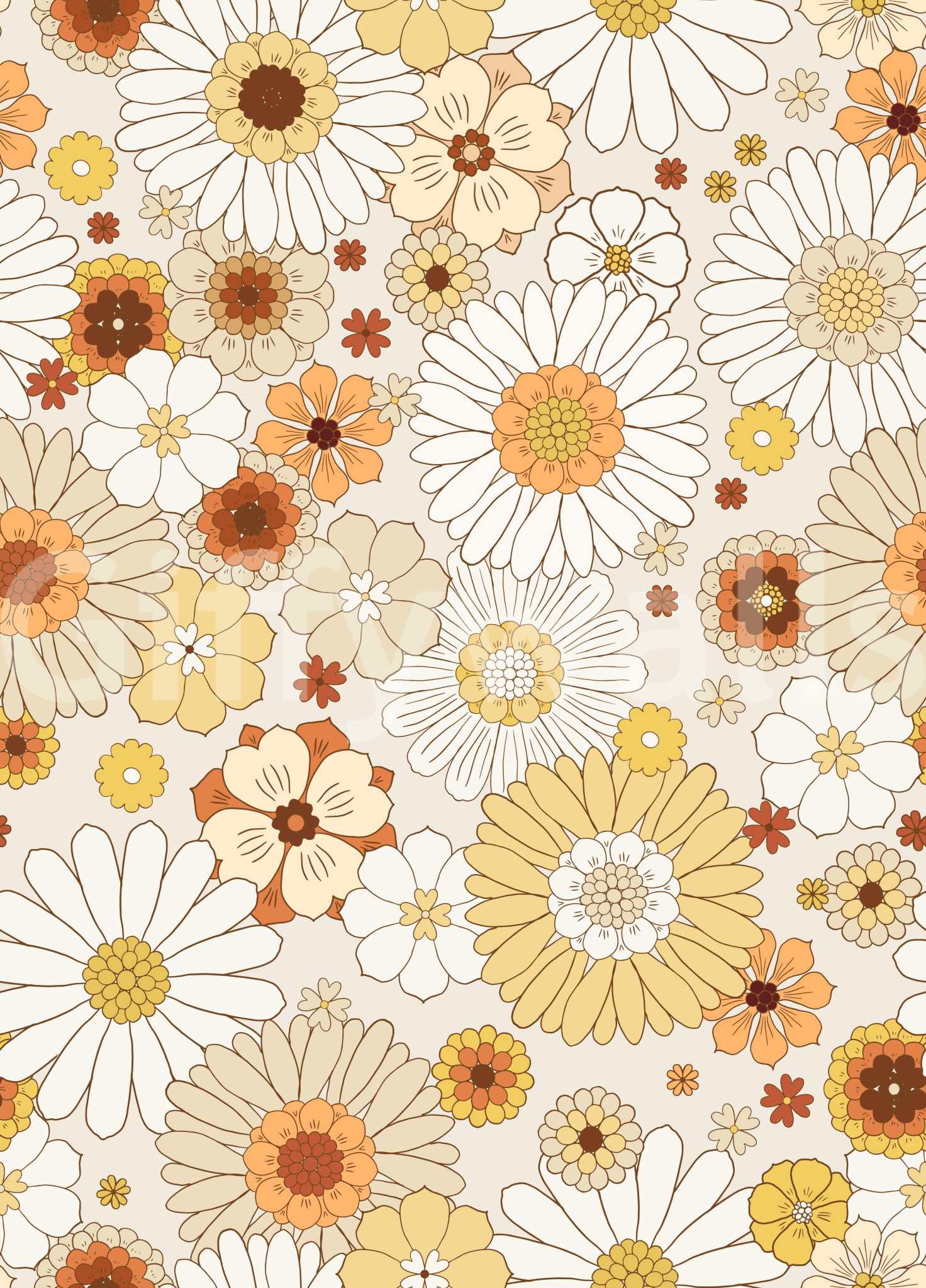 Ethereal flower wall art GD3182
