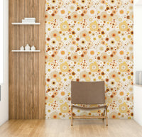 Whimsical floral wallpaper GD3182
