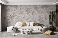 Modern botanical wallpaper aesthetic
