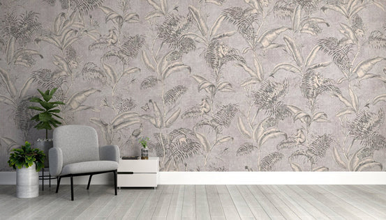Elegant botanical wallpaper design, B629