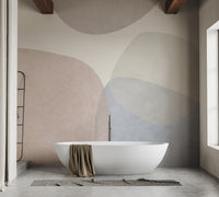 contemporary abstraction wallpaper mural - Giffywalls