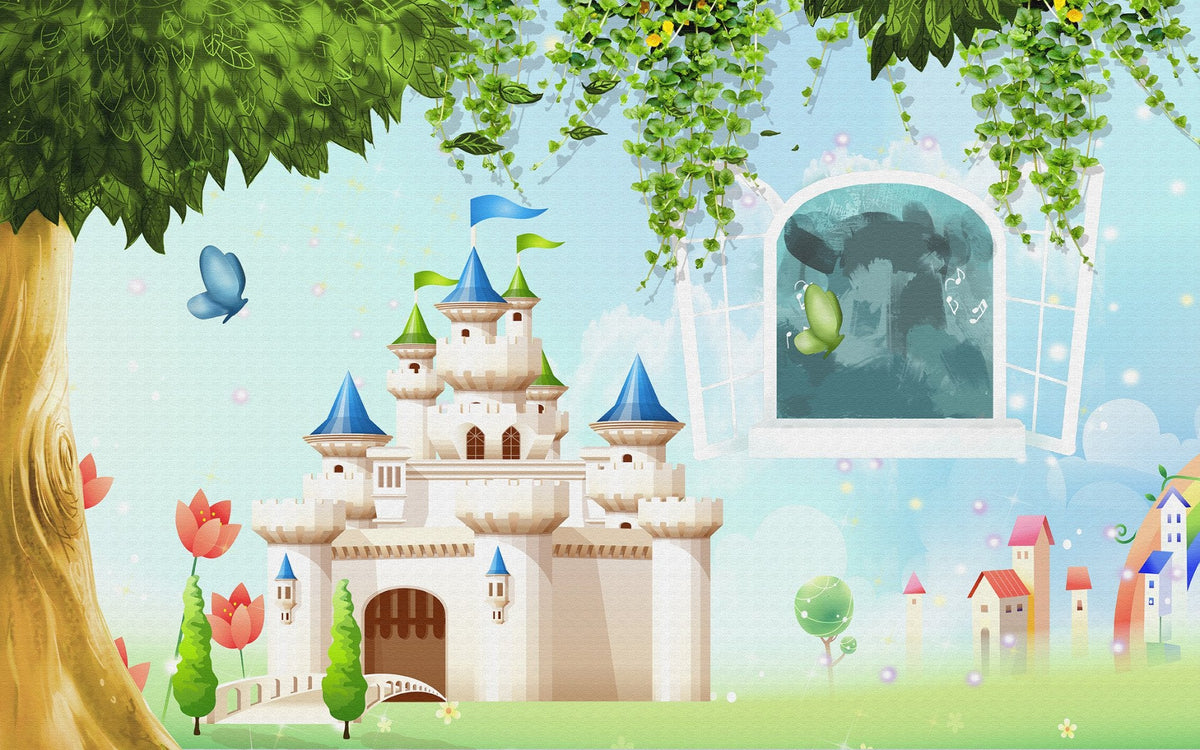 Princess Castle Wallpaper Mural