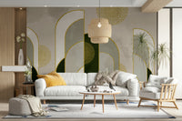 Calm golden hour wallpaper pattern

