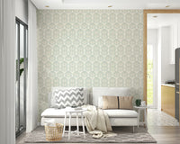 Morning Light themed botanical wall mural

