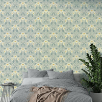 Subtle Mist Leaf Strawberry Folk wallpaper

