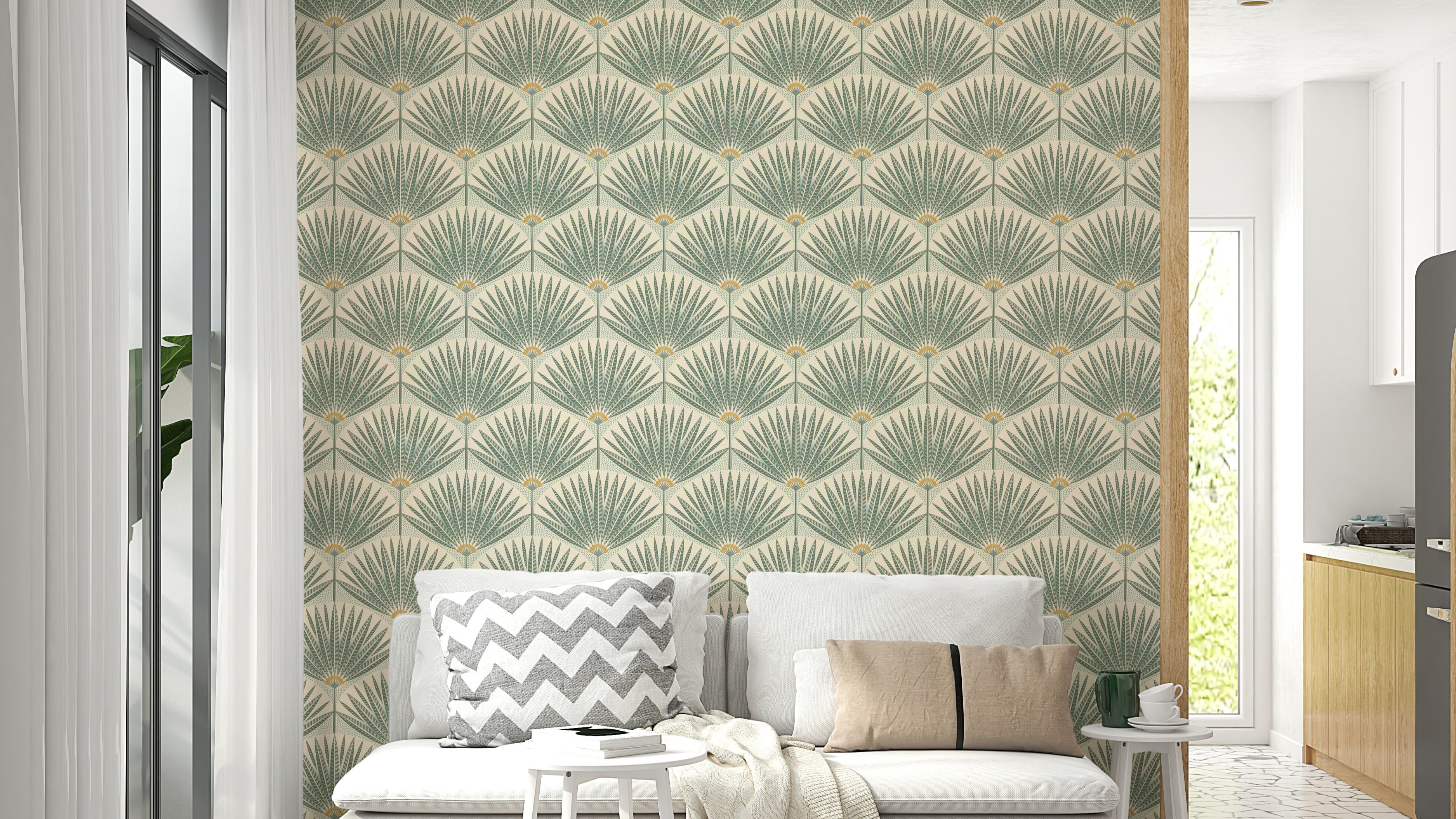 Exotic jungle oasis for walls

