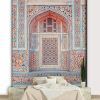 Classic Mughal window and arch wall mural

