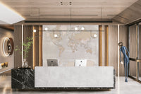 Rustic world map wallpaper for walls

