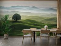 Serene Hills wallpaper creating a peaceful atmosphere

