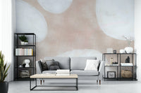 Hand-painted soft shape wall mural

