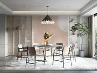 Whimsical clouds on soft backdrop

