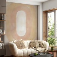 Soft desert tones mural wallpaper

