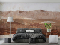 Canyon tones painted landscape art

