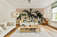 Boho palm tree abstract painting

