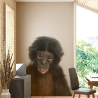 Playful baby monkey high-res pic

