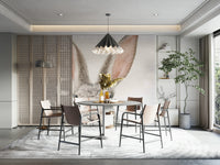 Playful bunny face wall decor

