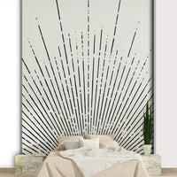 Sunray inspired modern wallpaper

