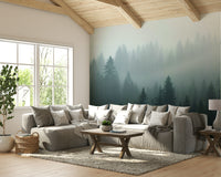 Fantasy pine woods wall covering

