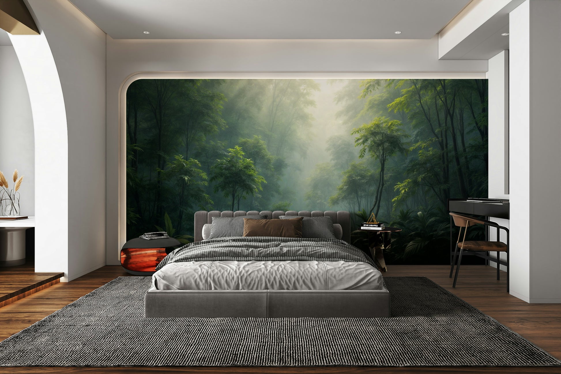 Secret jungle rainforest wall mural

