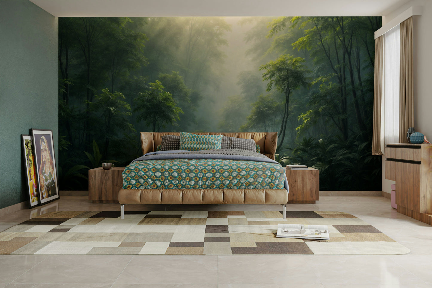 Secret jungle wallpaper for bedroom

