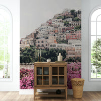 Amalfi Coast pastel home landscape

