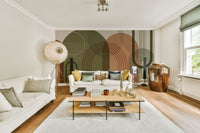 Modern curved arch art design

